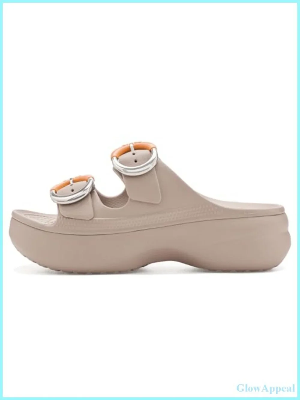Platform Sandals Dual Buckle EVA Waterproof Slip-On